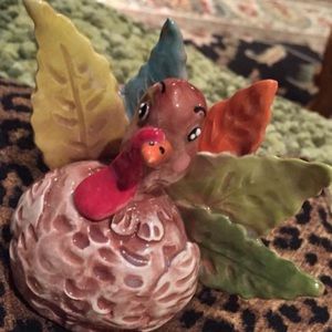 Whimsical ClayArt sculpted  Thom Turkey!